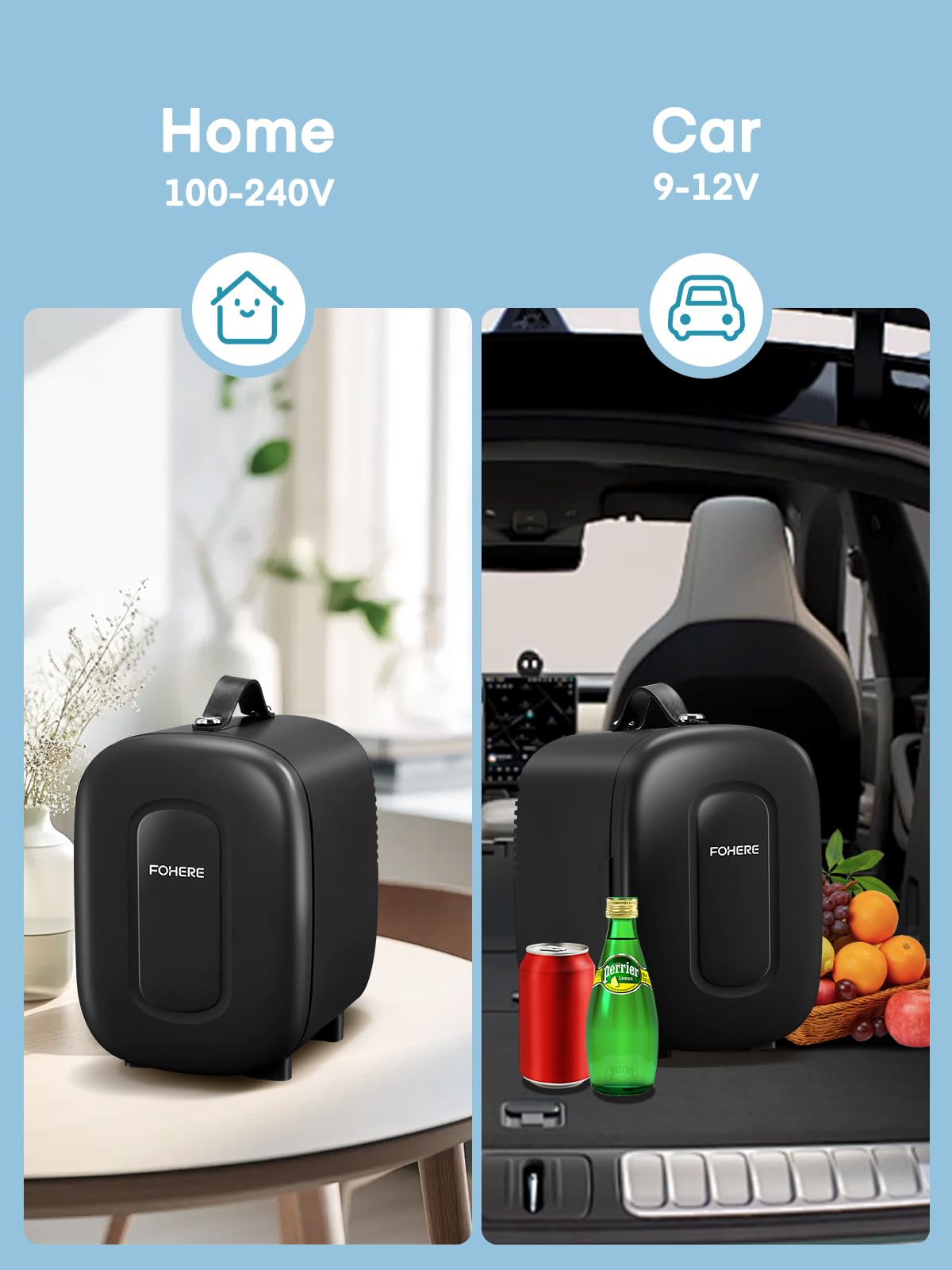 FOHERE Mini Frigo de Chambre 5L