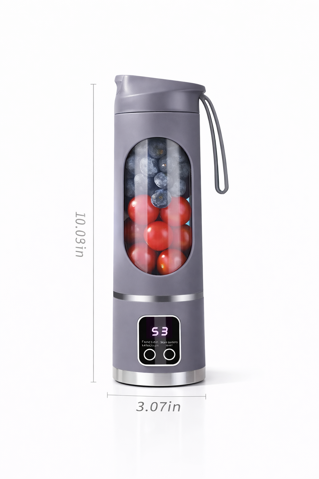 Mixeur Portable Rechargeable USB 450 ml – Blender Personnel Sans Fil 50W – Pour Smoothies, Fruits & Shakes – Compact, Puissant & Facile à Transporter