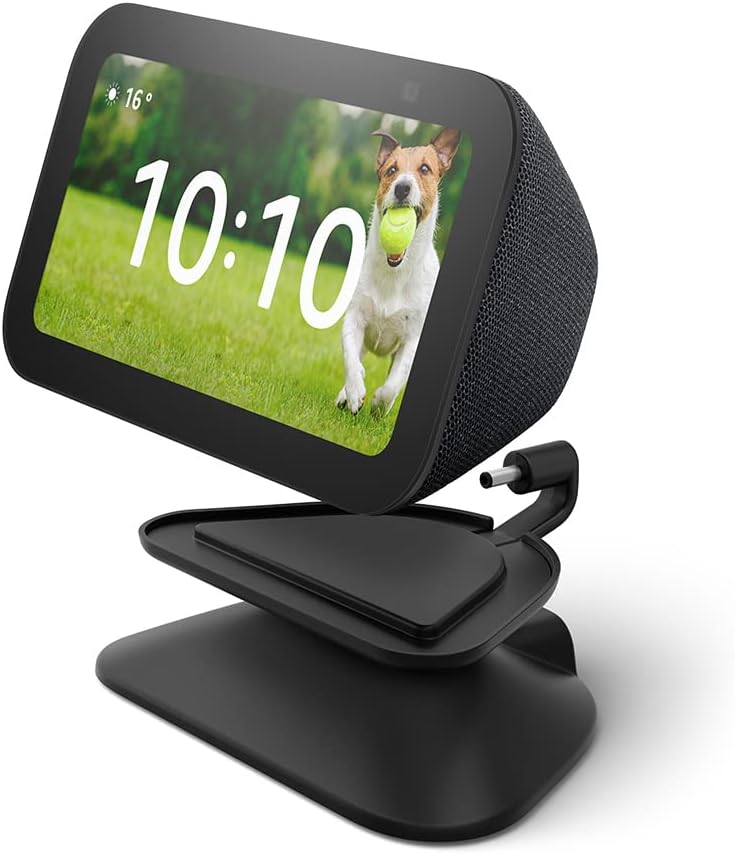 Support réglable avec port de charge USB-C pour Echo Show 5 (3e génération) | Anthracite