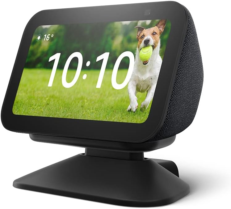 Support réglable avec port de charge USB-C pour Echo Show 5 (3e génération) | Anthracite