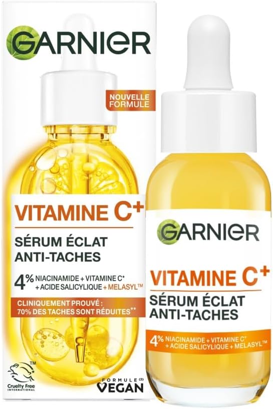 GARNIER SkinActive Vitamine C - Coffret Crème Sorbet Hydratante Fresh & Bright 85ml + Sérum Jour 30ml