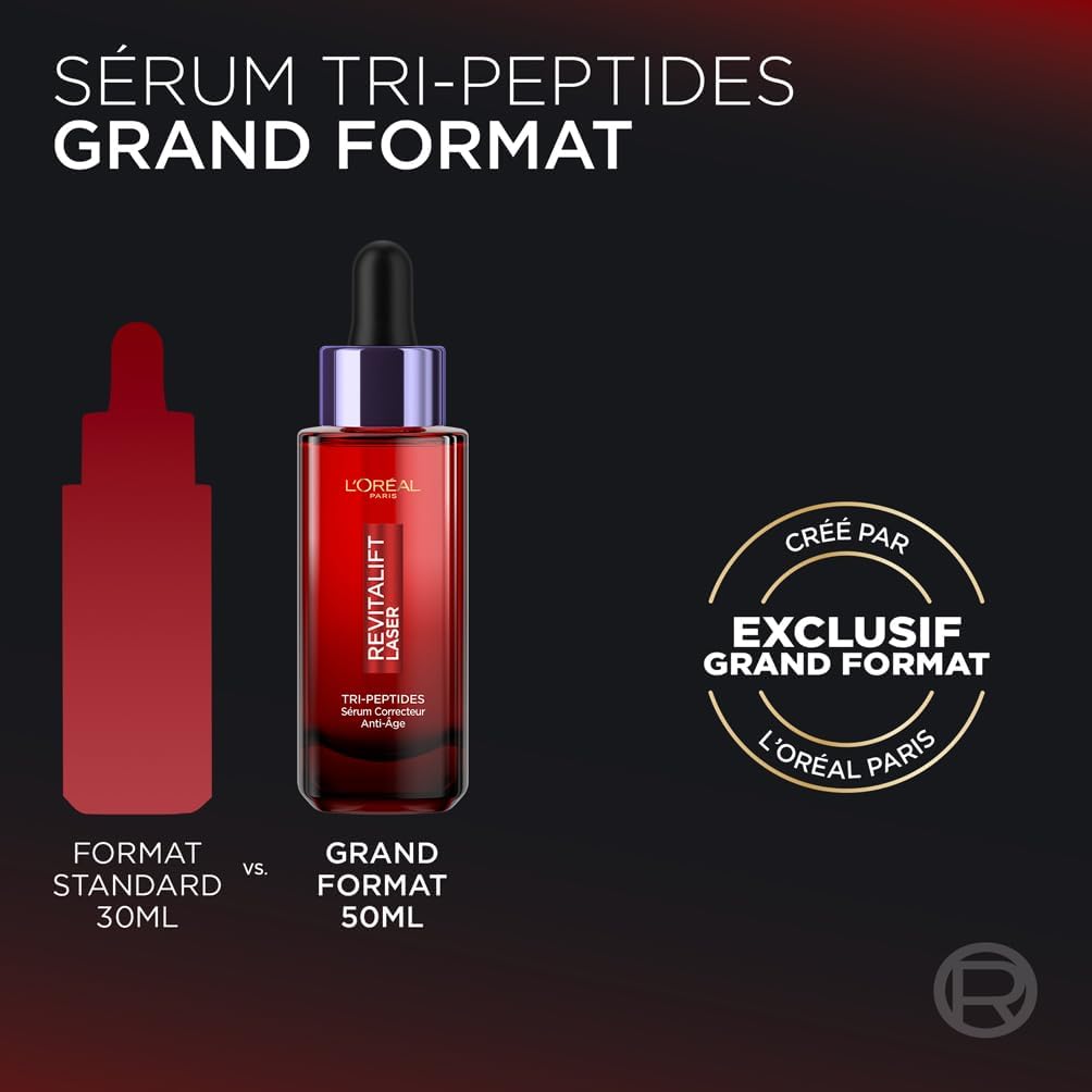 L'Oréal Paris Revitalift Laser X3 - Crème de Jour Anti-Âge FPS 25 - Acide Hyaluronique, Pro-Rétinol & Vitamine C - 50ml