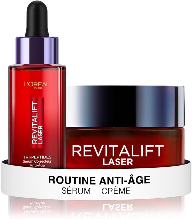 L'Oréal Paris Revitalift Laser X3 - Crème de Jour Anti-Âge FPS 25 - Acide Hyaluronique, Pro-Rétinol & Vitamine C - 50ml