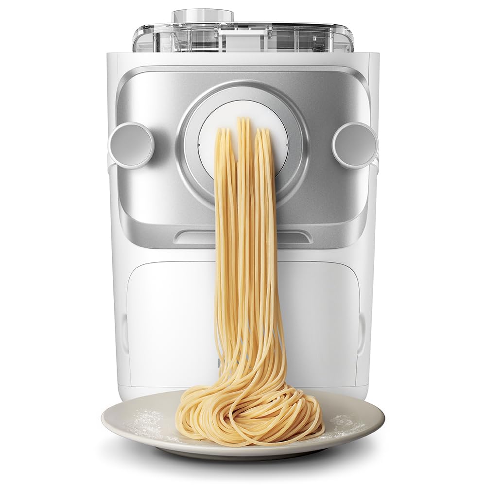 Philips Machine à Pâtes Série 7000 HR2665/93 – ProExtrude, Pesée Automatique, 8 Formes, 8 Portions