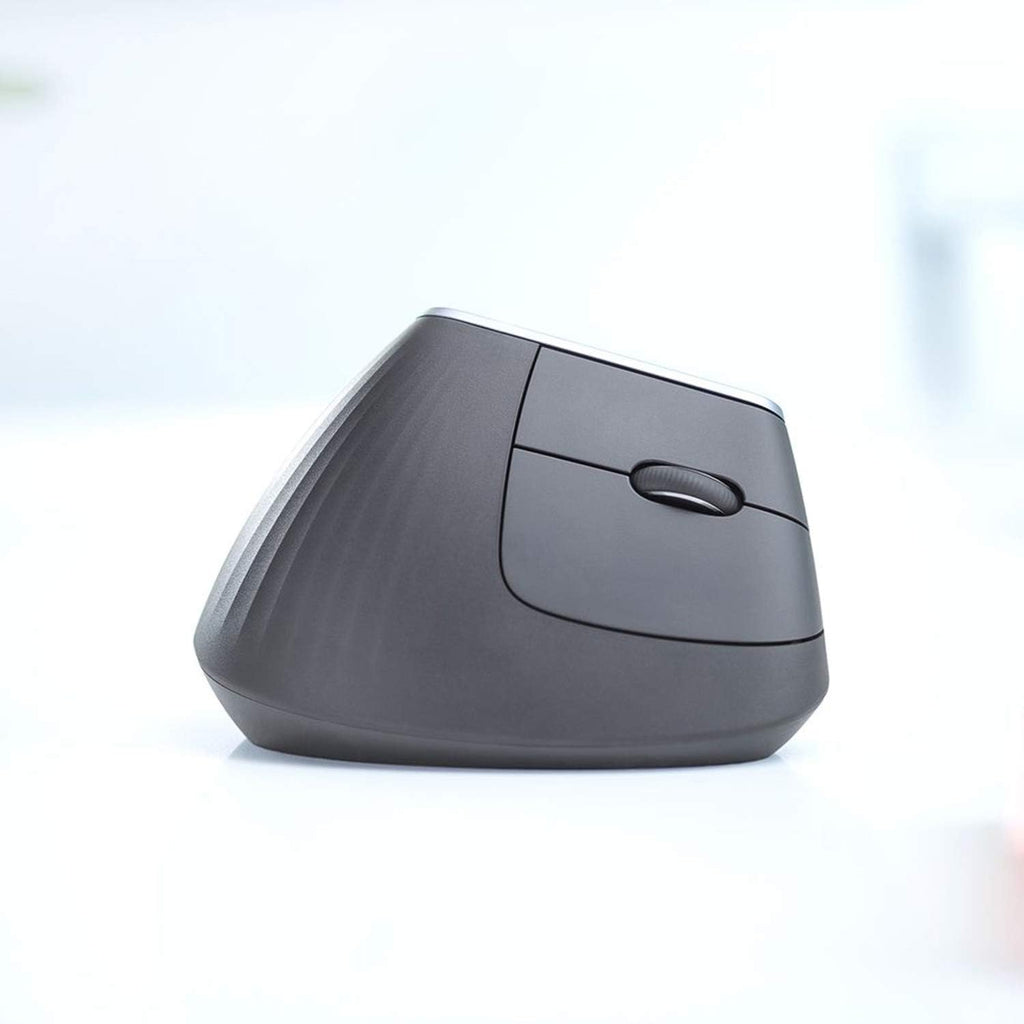 Logitech MX Vertical – Souris Ergonomique Sans Fil Bluetooth & 2,4 GHz, 4000 PPP, Graphite