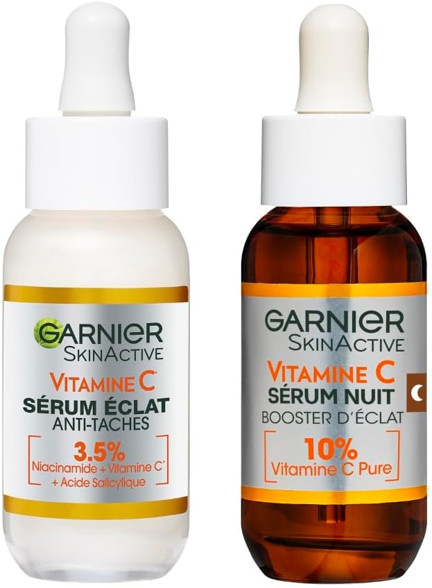 GARNIER SkinActive Vitamine C - Coffret Crème Sorbet Hydratante Fresh & Bright 85ml + Sérum Jour 30ml