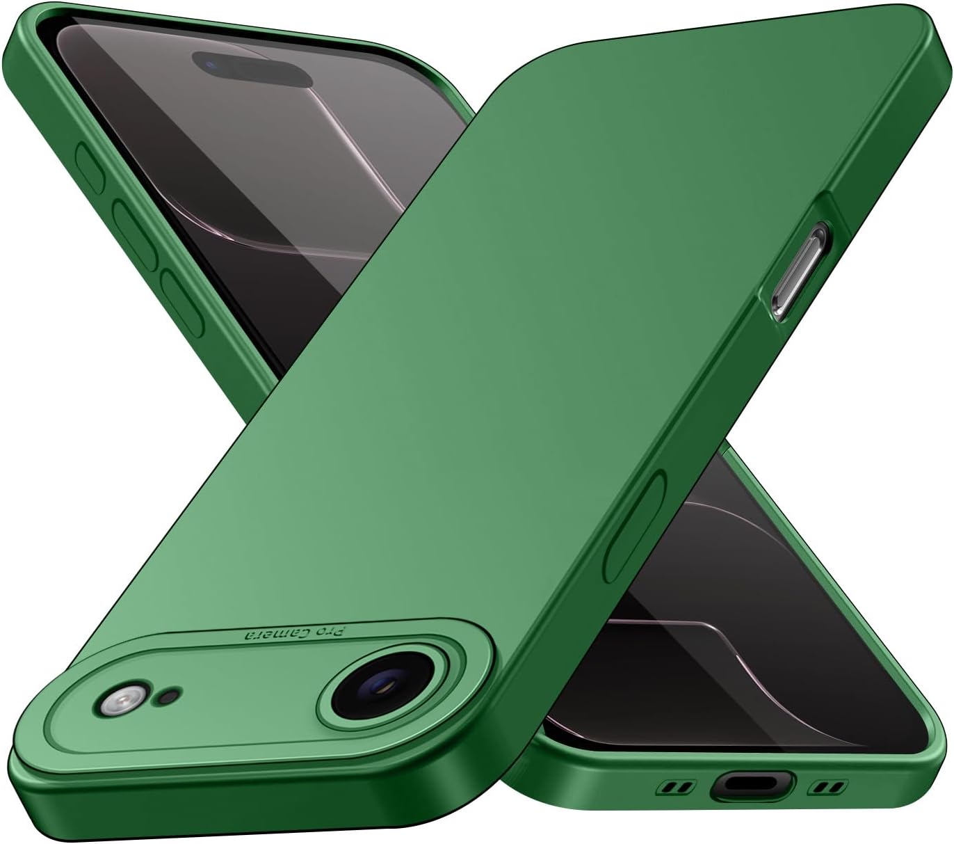 Tenphone Coque iPhone 15 (6,1") – TPU Souple Antichoc avec Protection Caméra