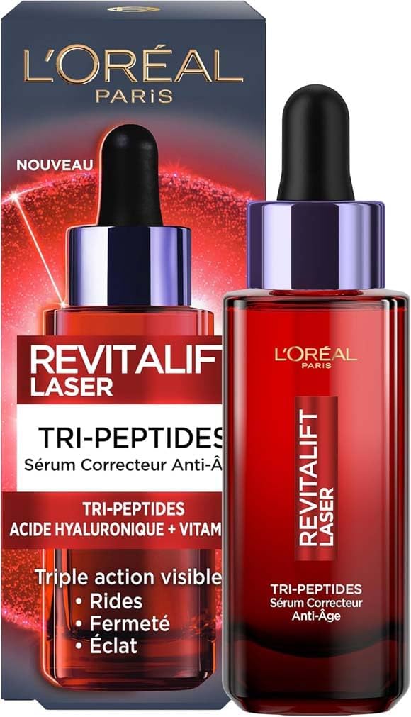 L'Oréal Paris Revitalift Laser X3 - Crème de Jour Anti-Âge FPS 25 - Acide Hyaluronique, Pro-Rétinol & Vitamine C - 50ml