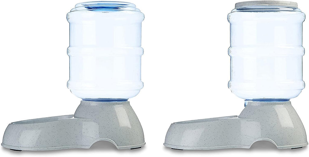 Amazon Basics Distributeur d'eau 1 gallons pour Chiens et chats, 3.8 litres, Petite taille, Transparent