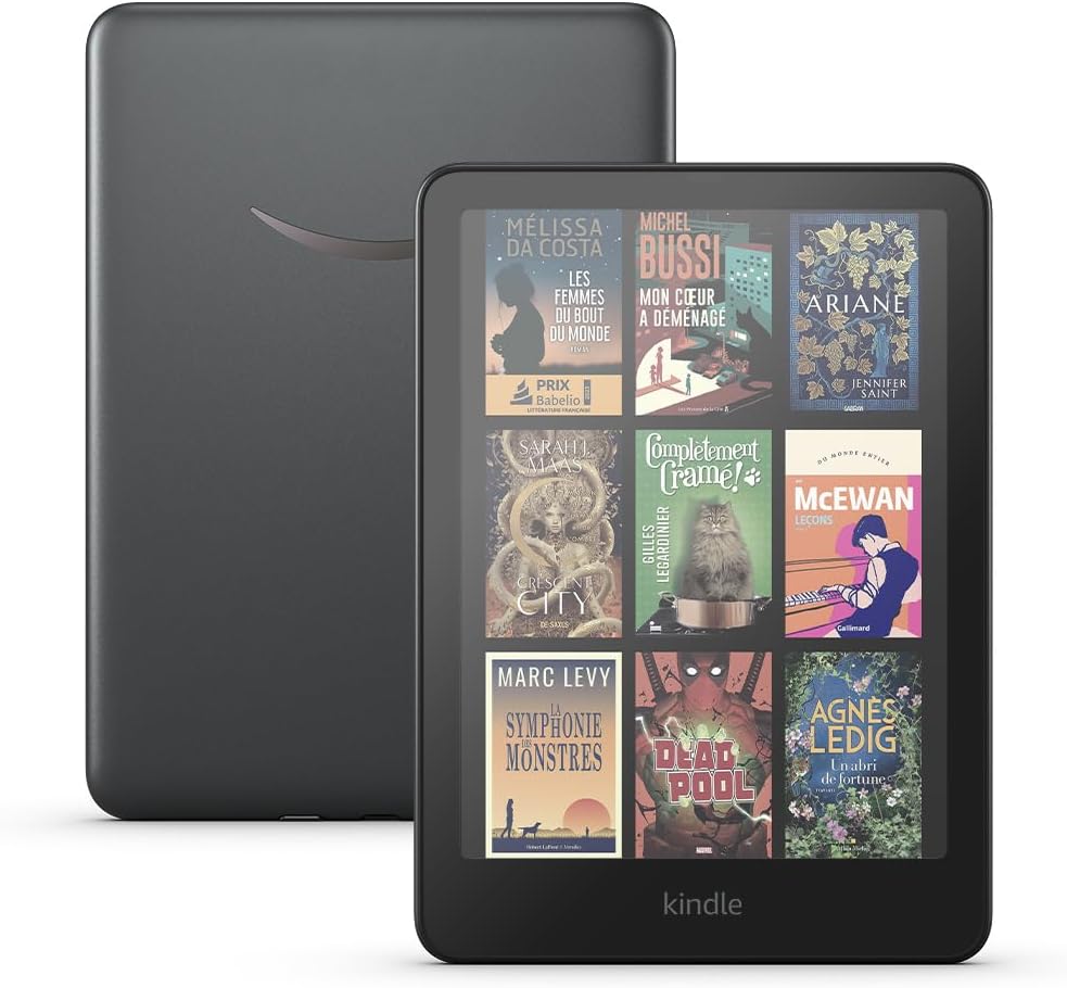 Amazon Kindle Colorsoft Signature Edition (Nouvelle génération) - Avec affichage couleur, éclairage avant à réglage automatique, charge sans fil et longue autonomie - 32 Go