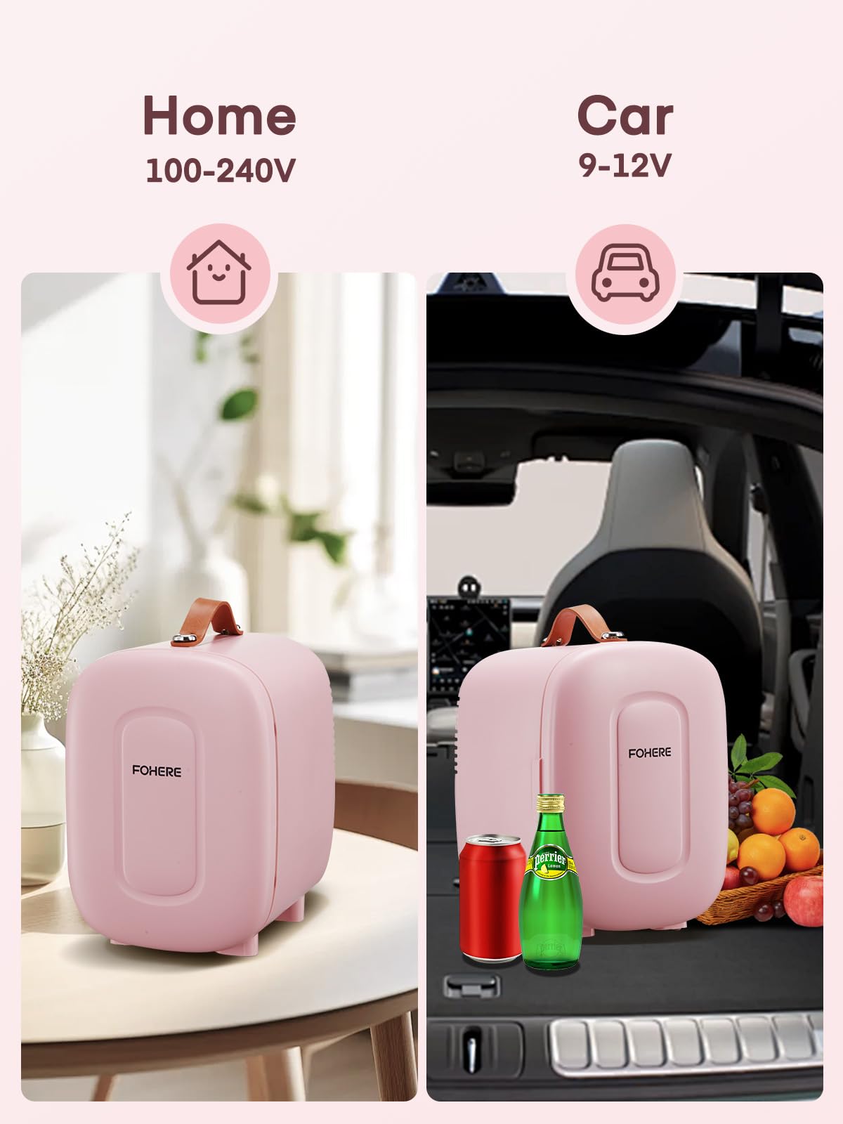 FOHERE Mini Frigo de Chambre 5L