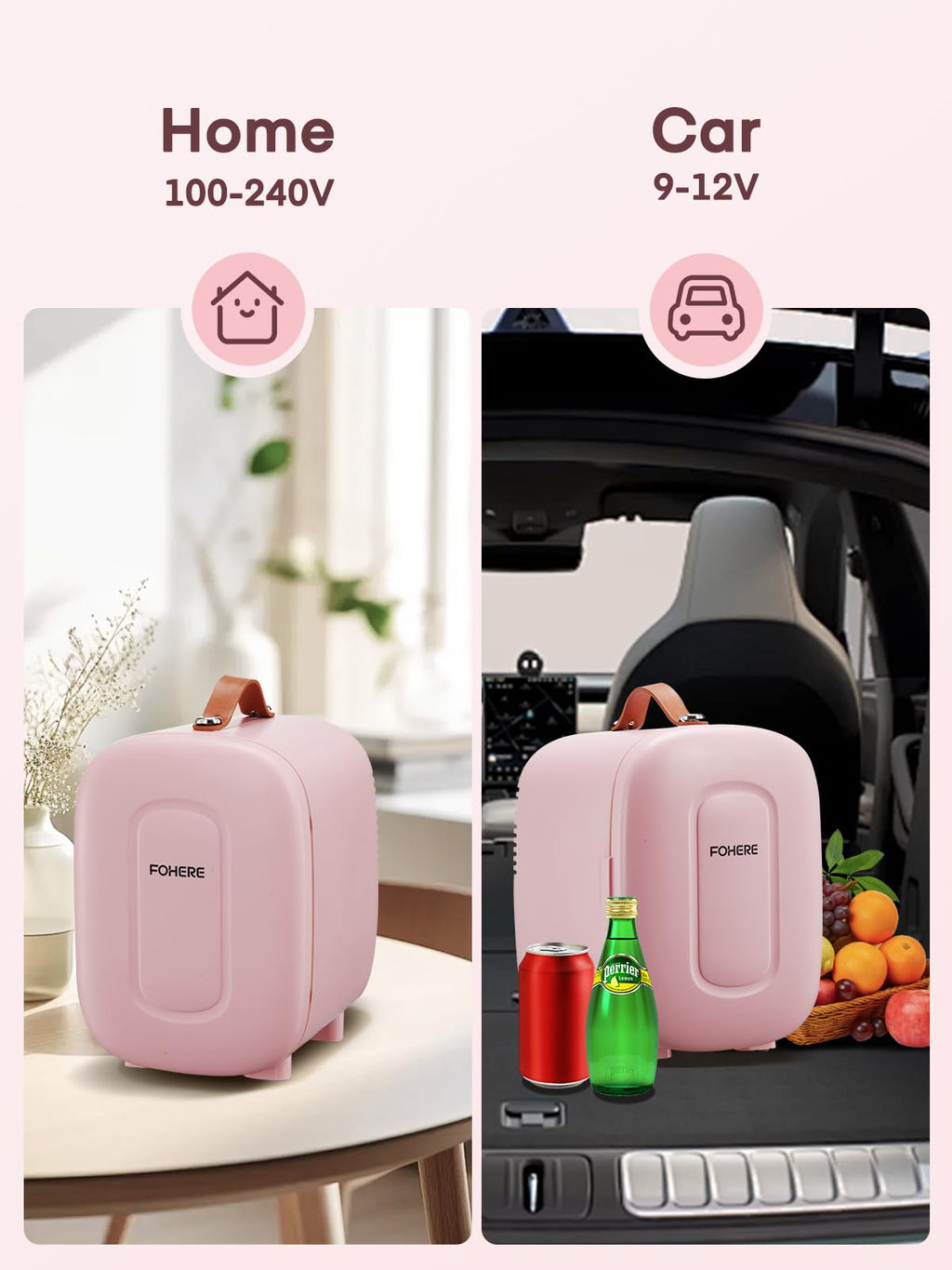 FOHERE Mini Frigo de Chambre 5L