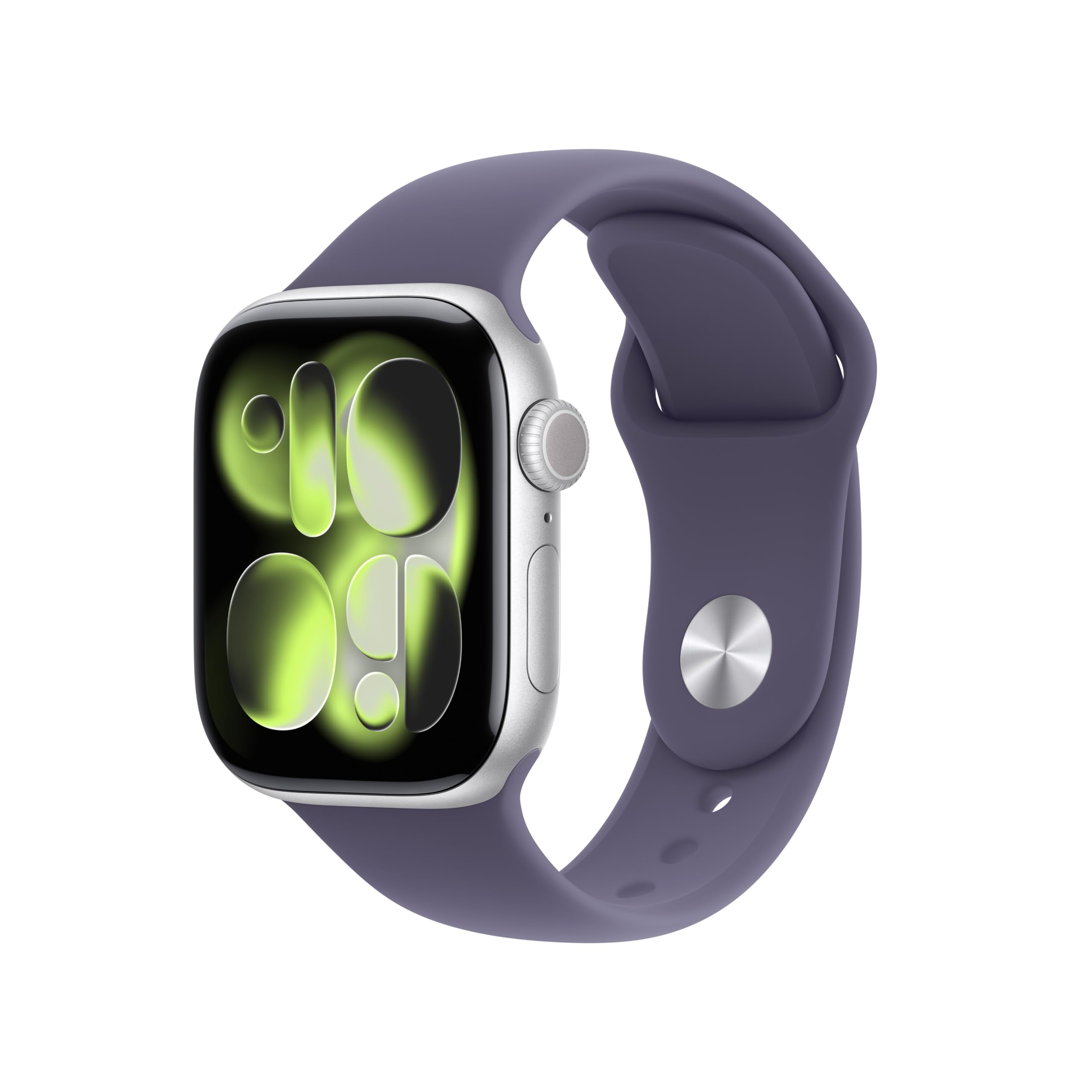 Apple Watch Series 11 GPS + Cellular 46 mm – Boîtier Gris sidéral, Bracelet Sport Noir