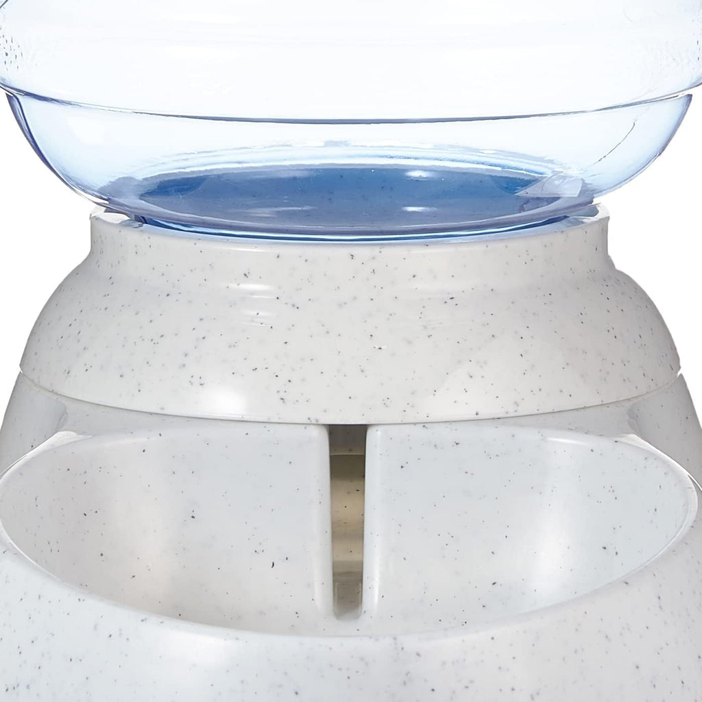 Amazon Basics Distributeur d'eau 1 gallons pour Chiens et chats, 3.8 litres, Petite taille, Transparent