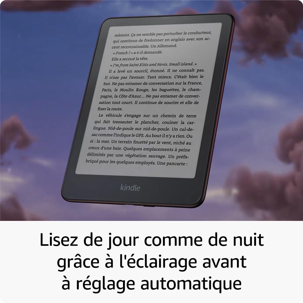Amazon Kindle Paperwhite (Nouvelle génération) - Notre modèle le plus rapide avec un nouvel écran antireflets et une autonomie de plusieurs semaines - 16 Go - Sans publicités - Noir