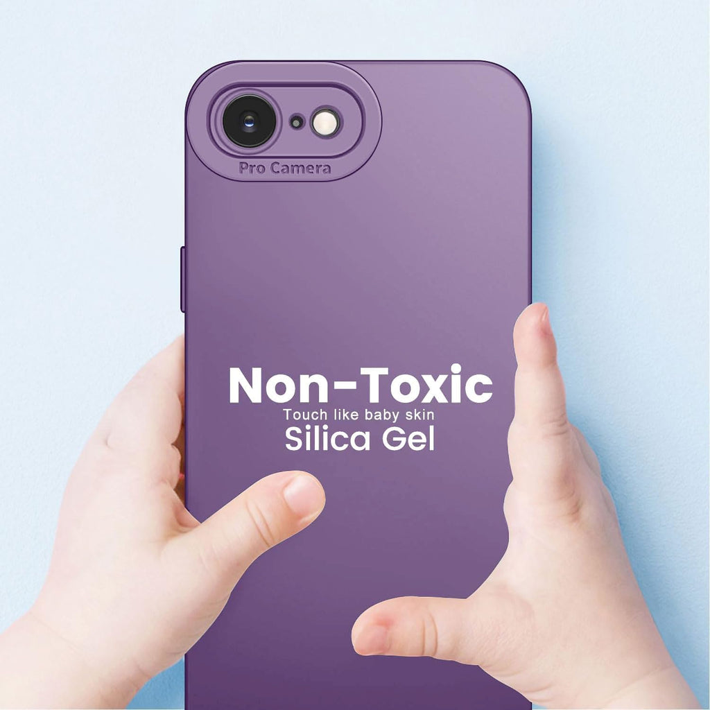 Tenphone Coque iPhone 15 (6,1") – TPU Souple Antichoc avec Protection Caméra