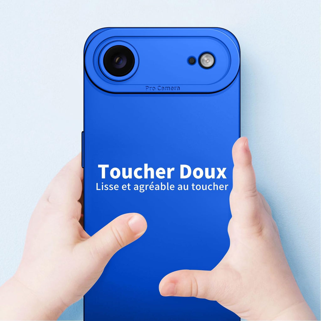 Tenphone Coque iPhone 15 (6,1") – TPU Souple Antichoc avec Protection Caméra