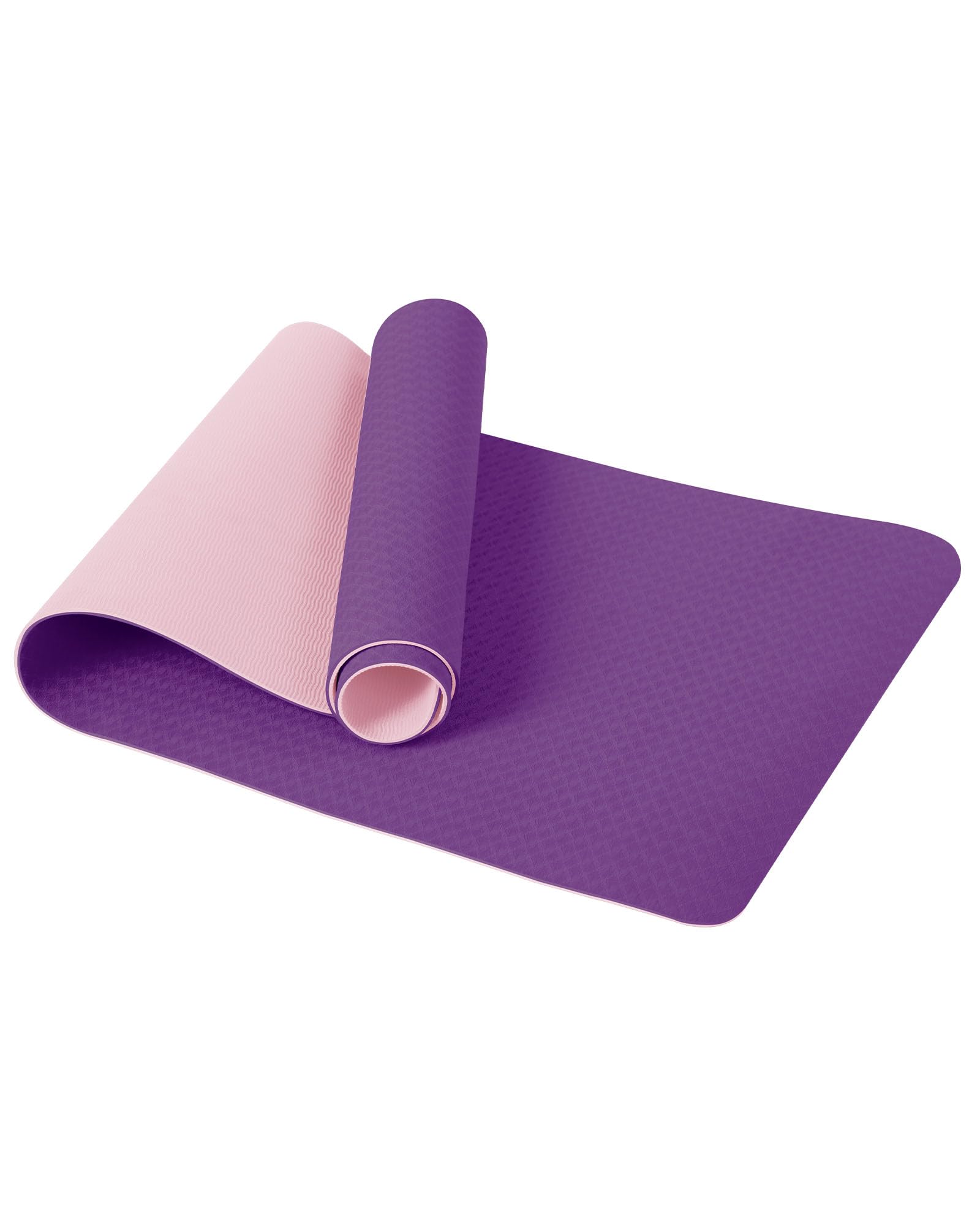 Good Nite Tapis de Yoga de Gymnastique de Exercice Fitness Tapis Fitness Antidérapant de Sport de Pilates avec Sangle de Transport 183 x 61 x 0,6 cm