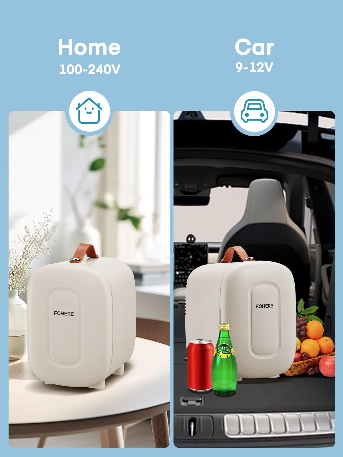 FOHERE Mini Frigo de Chambre 5L