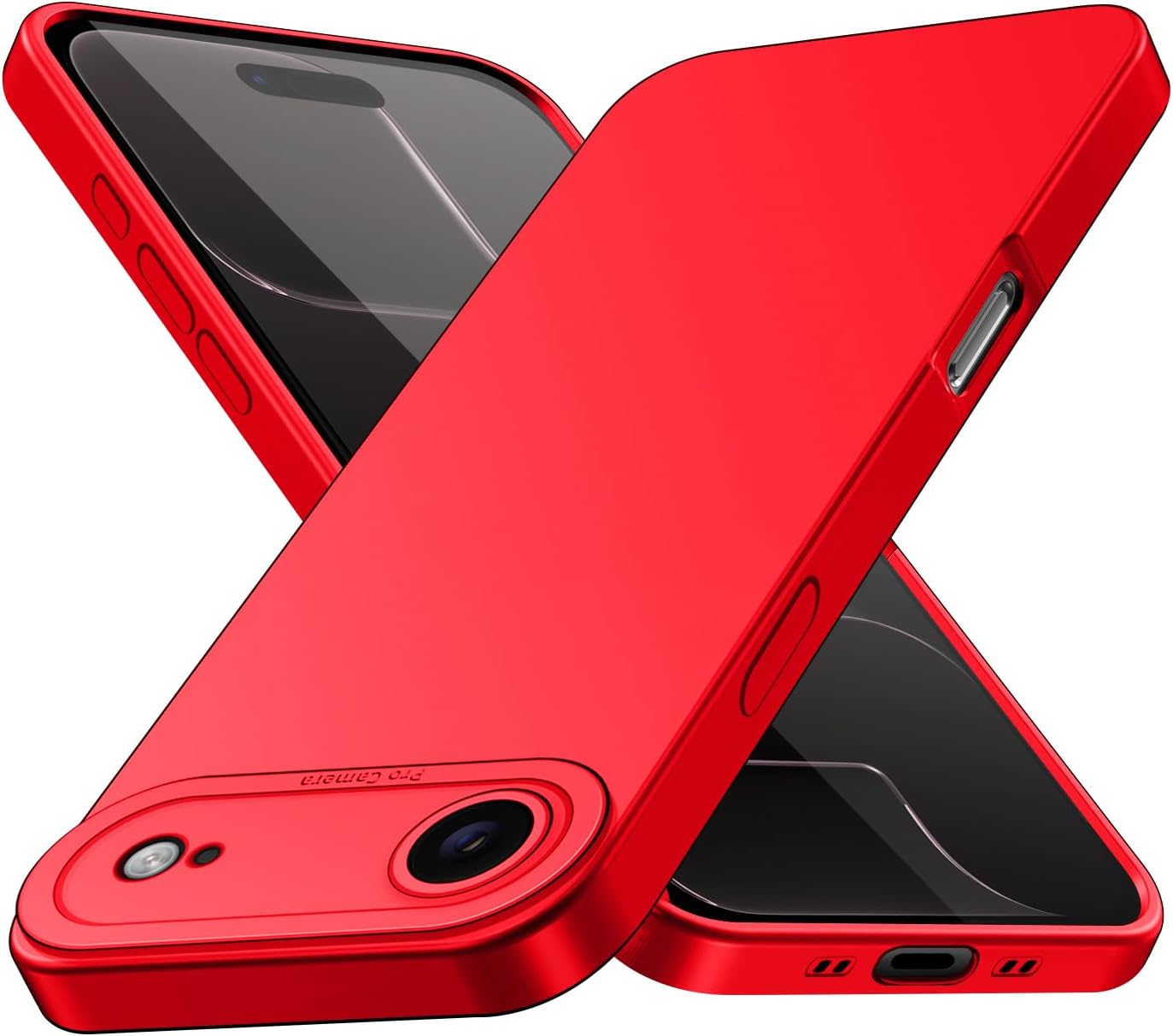 Tenphone Coque iPhone 15 (6,1") – TPU Souple Antichoc avec Protection Caméra