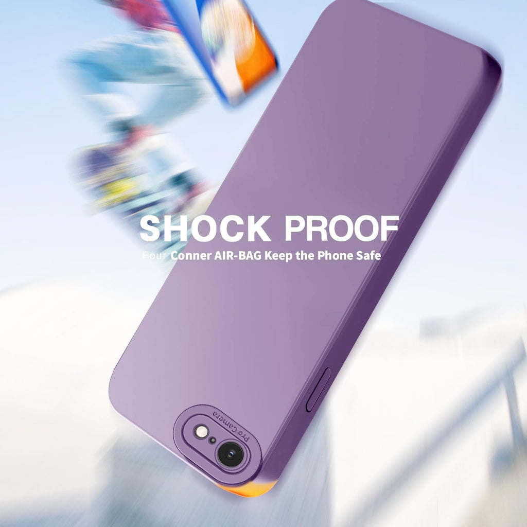 Tenphone Coque iPhone 15 (6,1") – TPU Souple Antichoc avec Protection Caméra