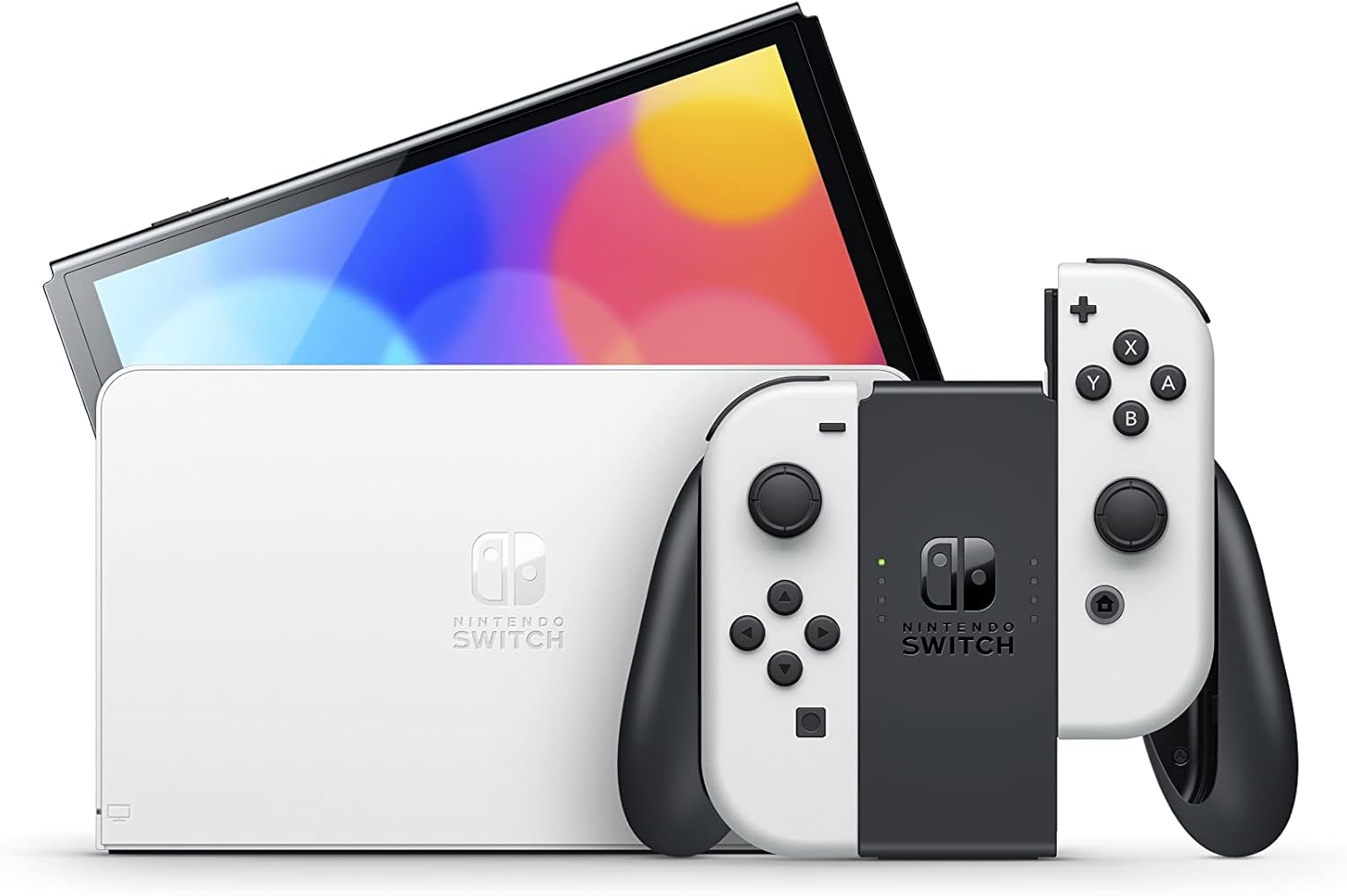 Nintendo Switch OLED Blanche – Console Portable 7 pouces 64 Go