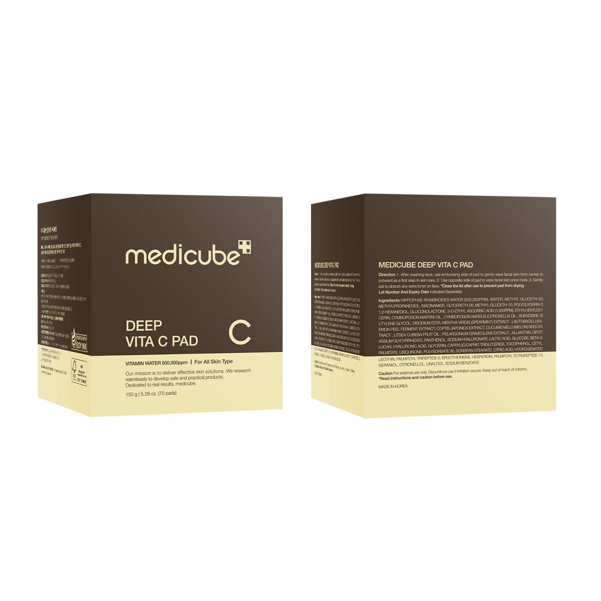 medicube Zero Pore Pad 2.0 Pads Exfoliants Soin des Pores