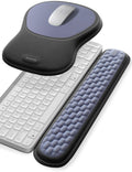 Meatanty Tapis de Souris Ergonomique avec Repose-Poignet en Mousse Mémoire – Antidérapant, Gaming & Bureau