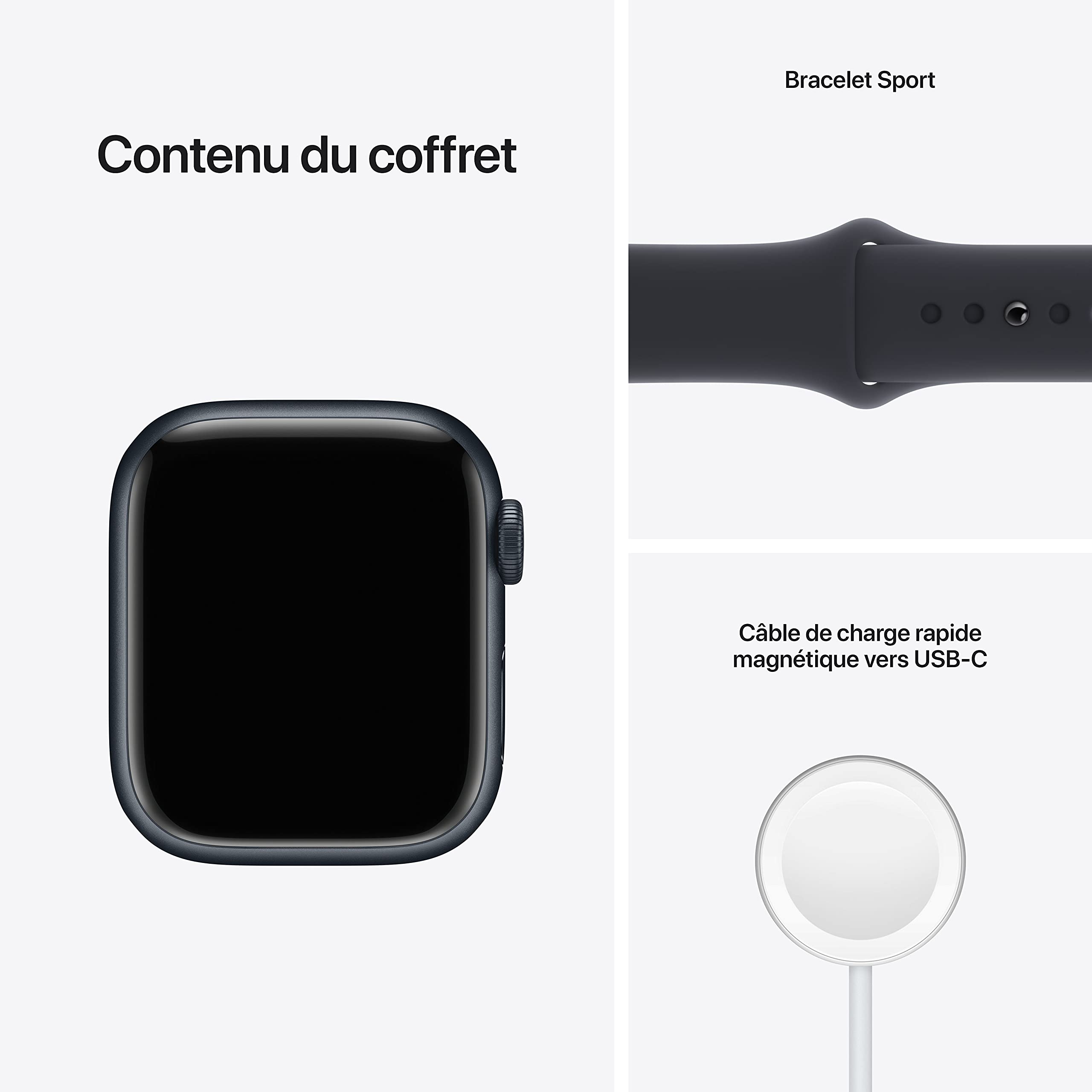 Apple Watch Series 7 (GPS + Cellular, 45mm) Montre connectée - Boîtier en Acier Inoxydable Graphite, Bracelet Milanais Graphite. Suivi de l’activité Physique, résistance à l’Eau