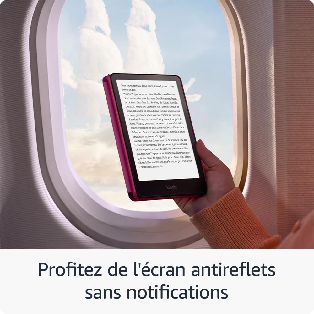 Amazon Kindle Paperwhite (Nouvelle génération) - Notre modèle le plus rapide avec un nouvel écran antireflets et une autonomie de plusieurs semaines - 16 Go - Sans publicités - Noir