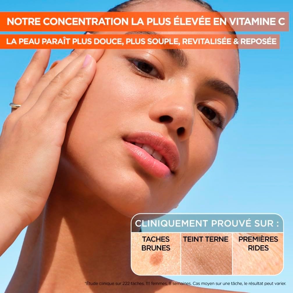 GARNIER SkinActive Vitamine C - Coffret Crème Sorbet Hydratante Fresh & Bright 85ml + Sérum Jour 30ml