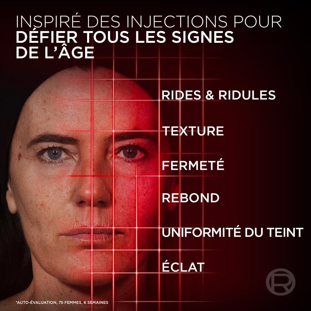 L'Oréal Paris Revitalift Laser X3 - Crème de Jour Anti-Âge FPS 25 - Acide Hyaluronique, Pro-Rétinol & Vitamine C - 50ml