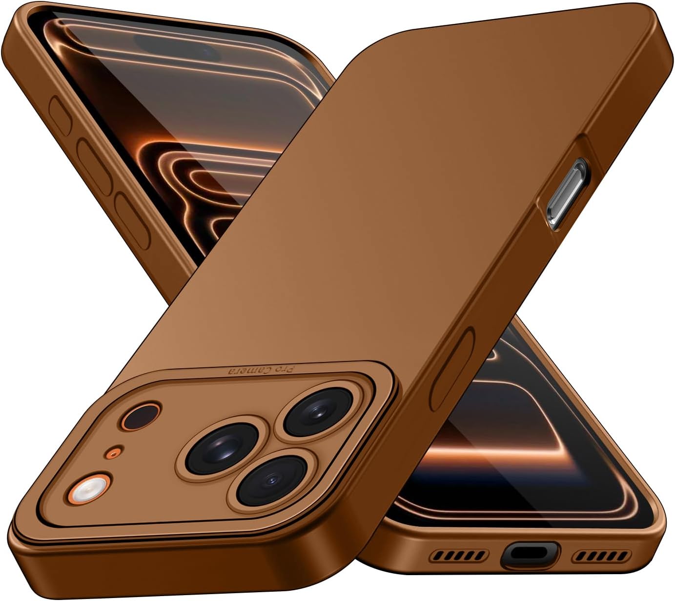 Tenphone Coque iPhone 15 (6,1") – TPU Souple Antichoc avec Protection Caméra