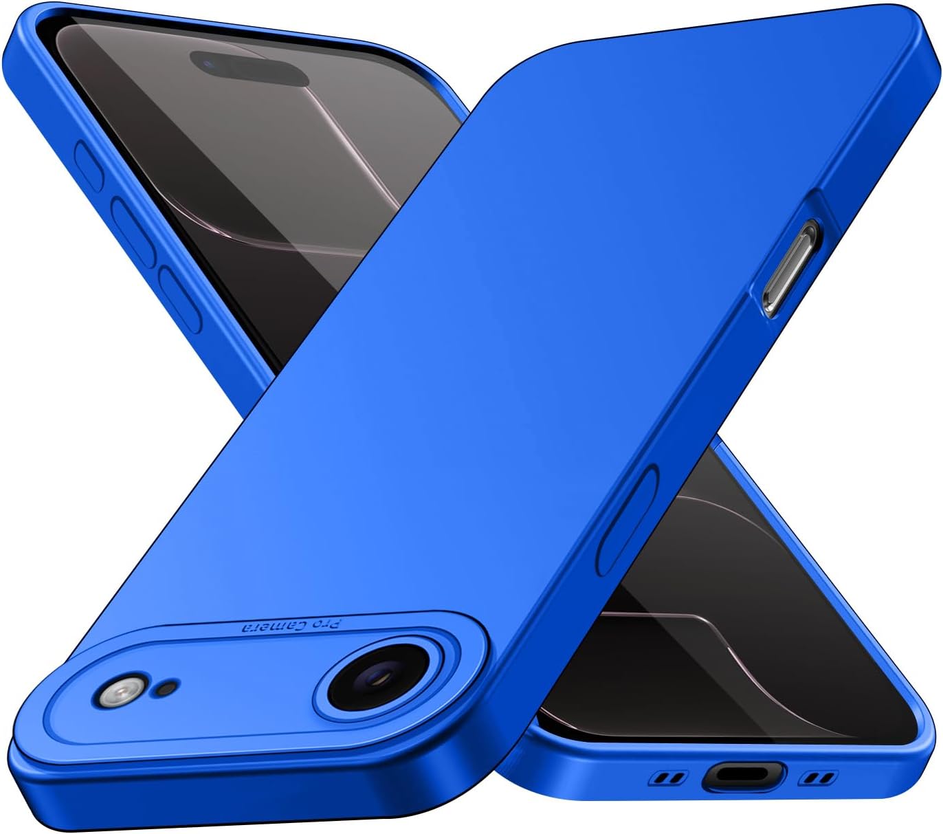 Tenphone Coque iPhone 15 (6,1") – TPU Souple Antichoc avec Protection Caméra