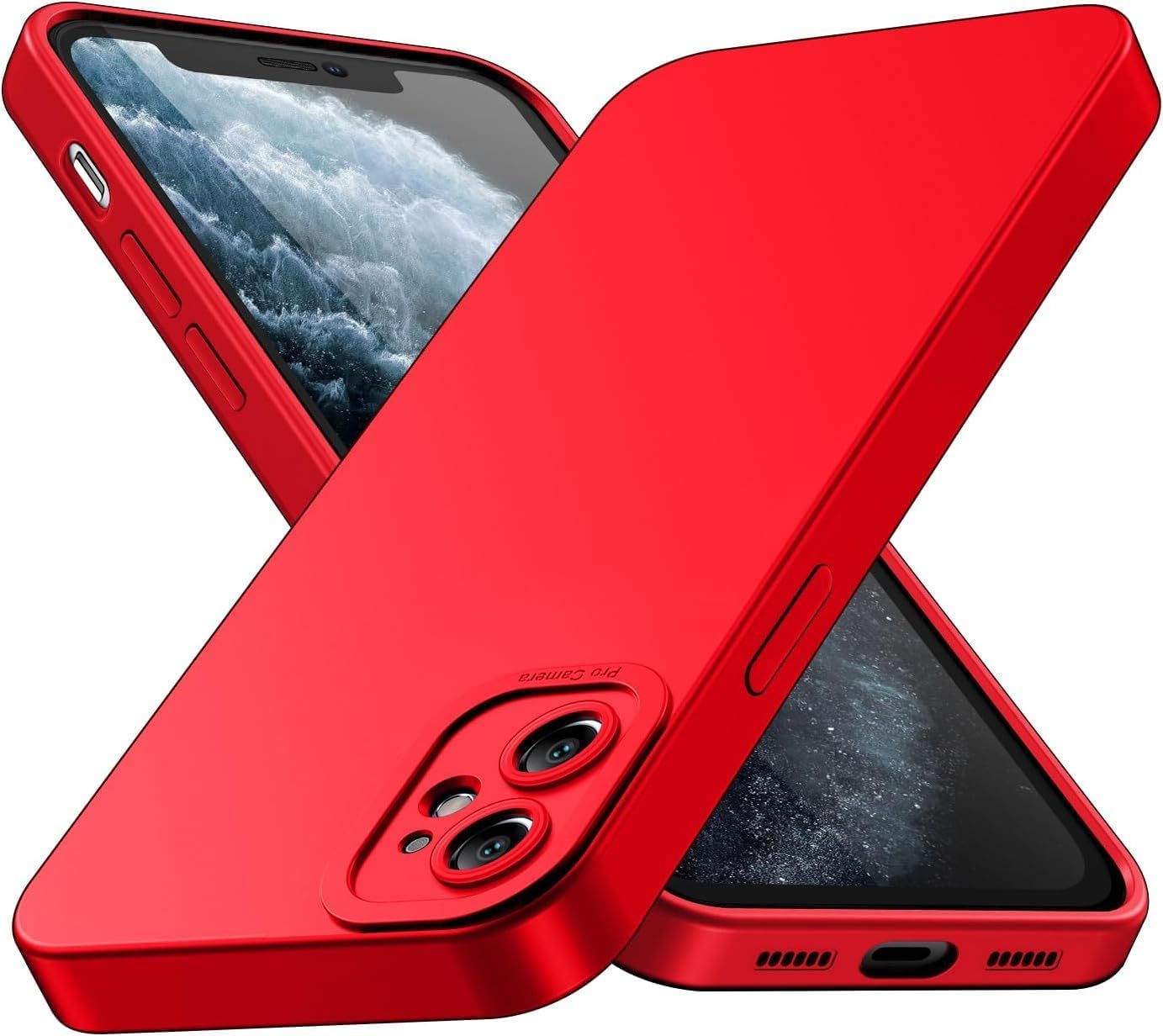 Tenphone Coque iPhone 15 (6,1") – TPU Souple Antichoc avec Protection Caméra