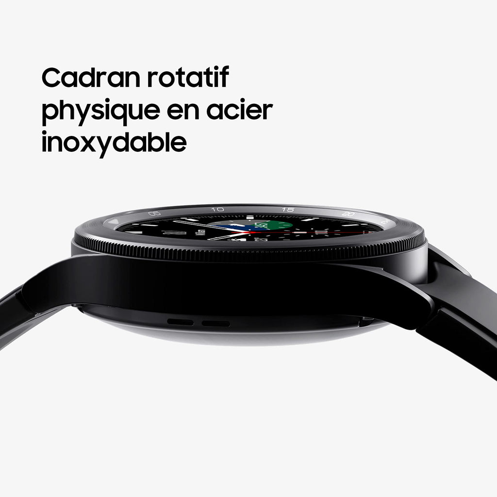 Samsung Galaxy Watch4 Bluetooth, 40 mm, or rose - Montre connectée intelligente, surveillance de la santé, bien-être, sport, IMC, ECG, batterie longue durée – Version FR