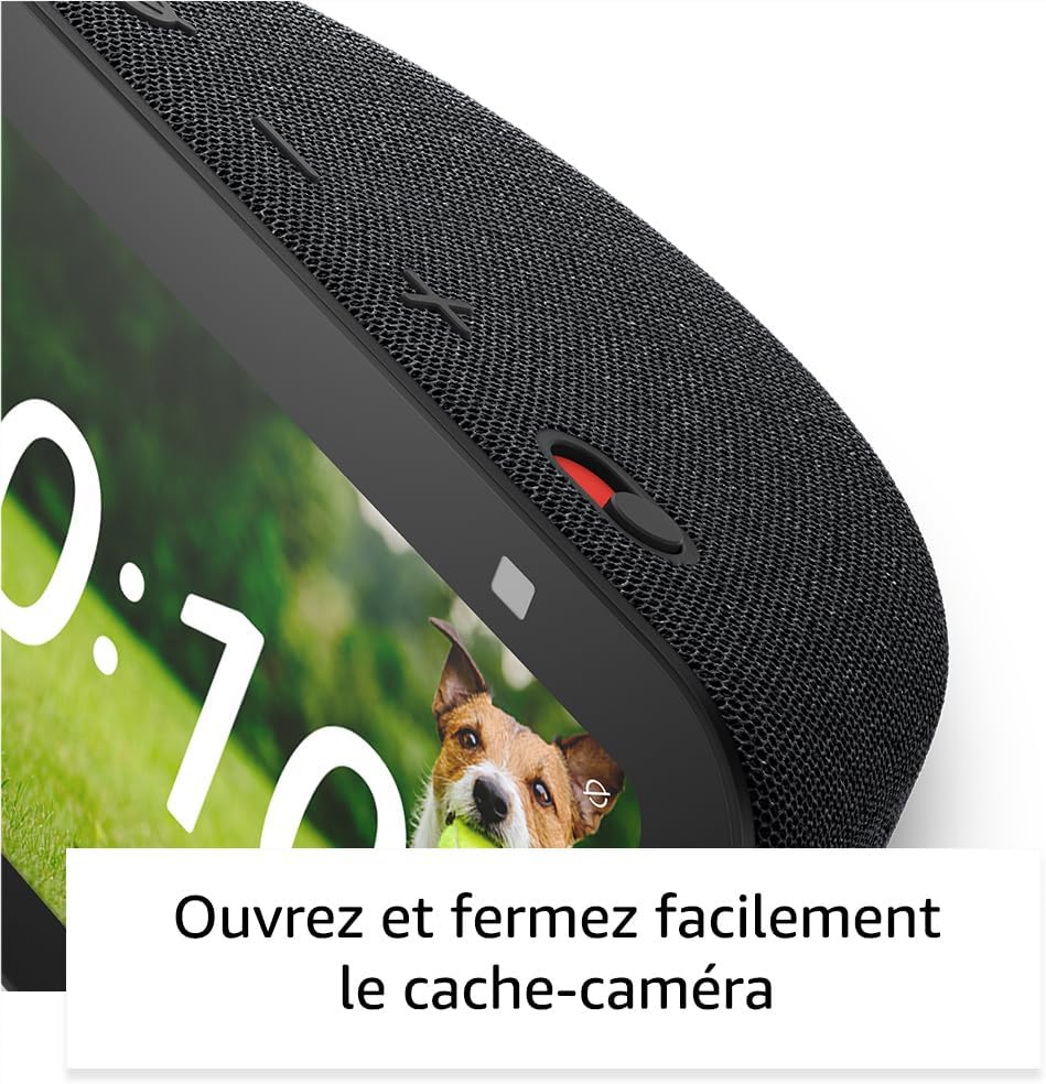 Echo Show 5 (Nouvelle génération) | Écran tactile connecté compact pour le contrôle de votre maison connectée et bien plus | Anthracite, avec accès anticipé à Alexa+