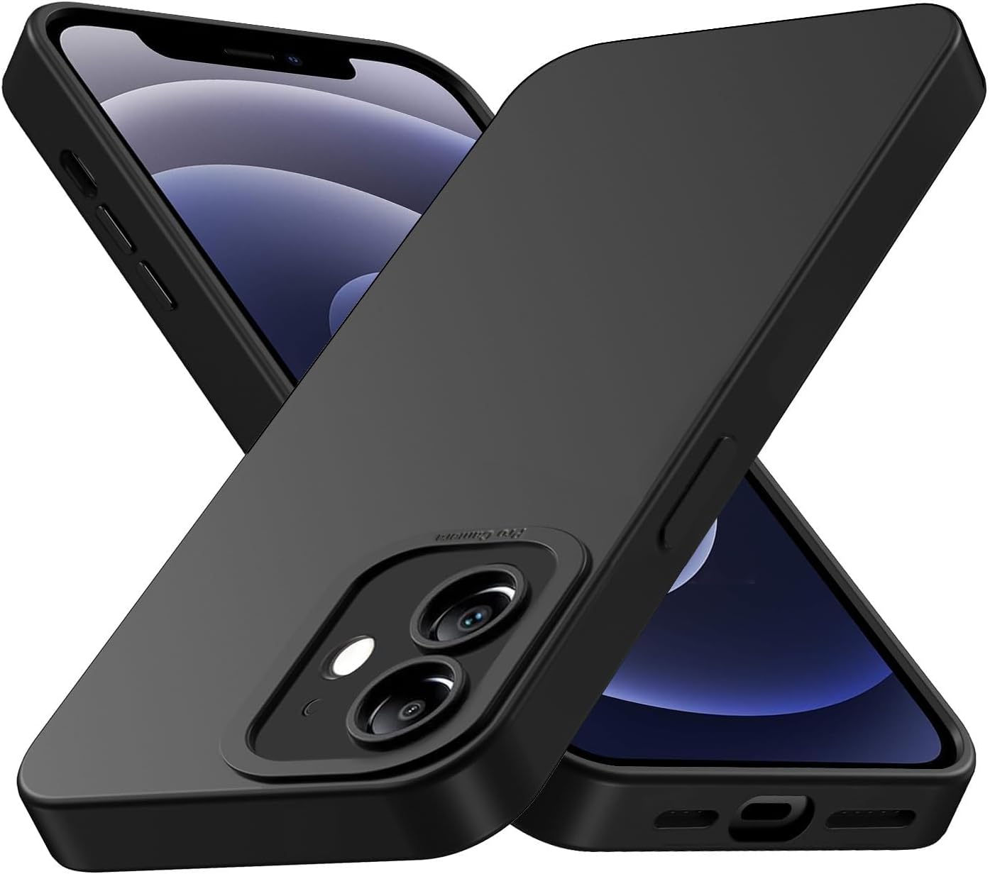 Tenphone Coque iPhone 15 (6,1") – TPU Souple Antichoc avec Protection Caméra