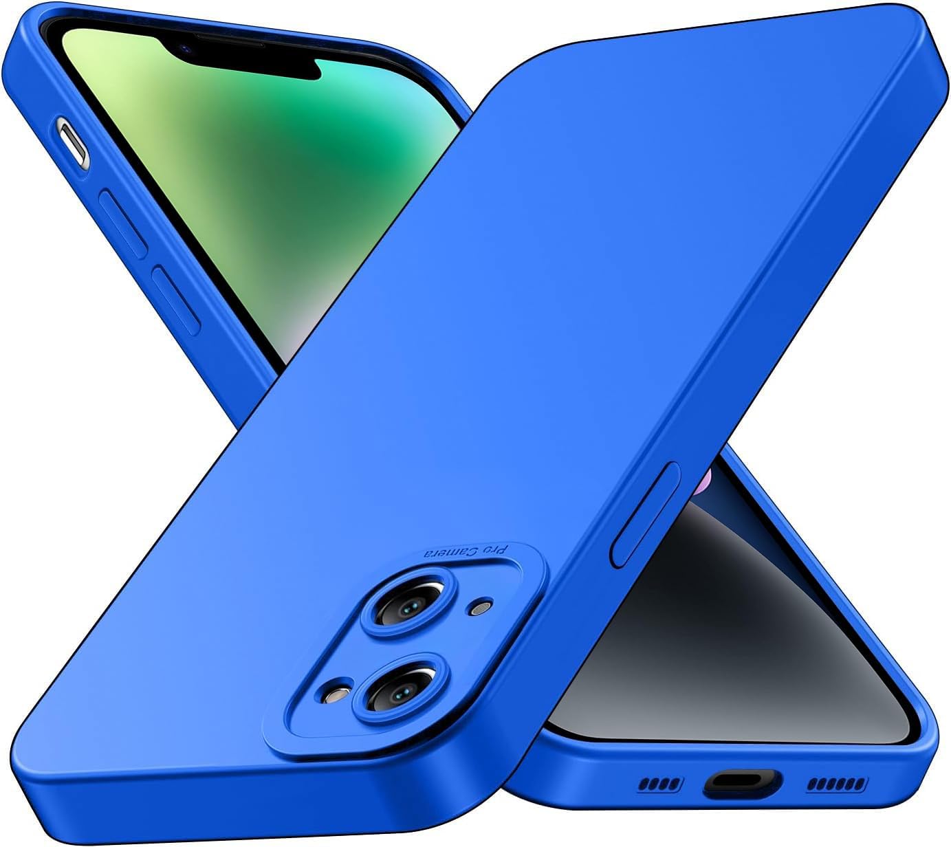 Tenphone Coque iPhone 15 (6,1") – TPU Souple Antichoc avec Protection Caméra
