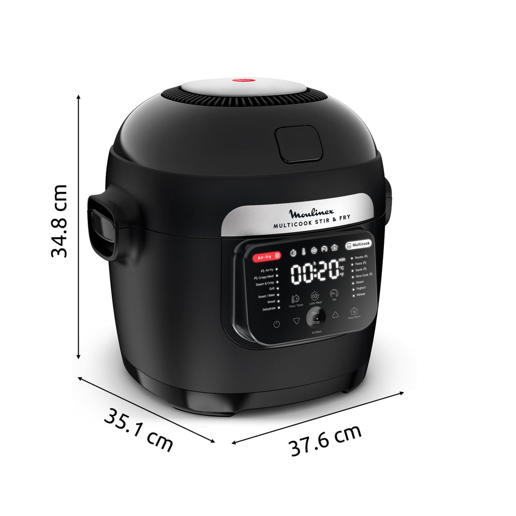 Moulinex Cookeo CE854110 – Multicuiseur Intelligent 6L, 80 Recettes, 1600W, Cuisson Sous Pression