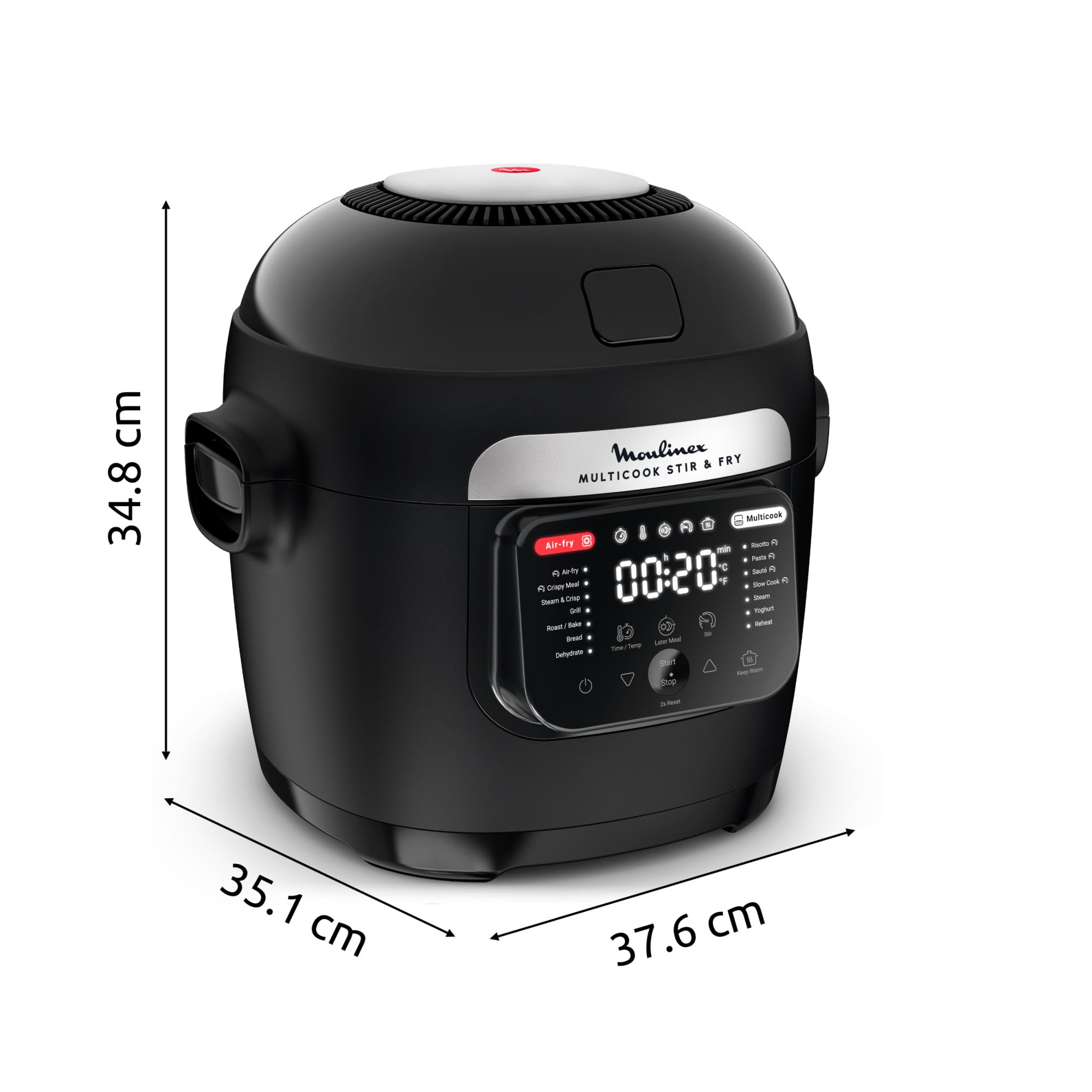 Moulinex Cookeo CE854110 – Multicuiseur Intelligent 6L, 80 Recettes, 1600W, Cuisson Sous Pression