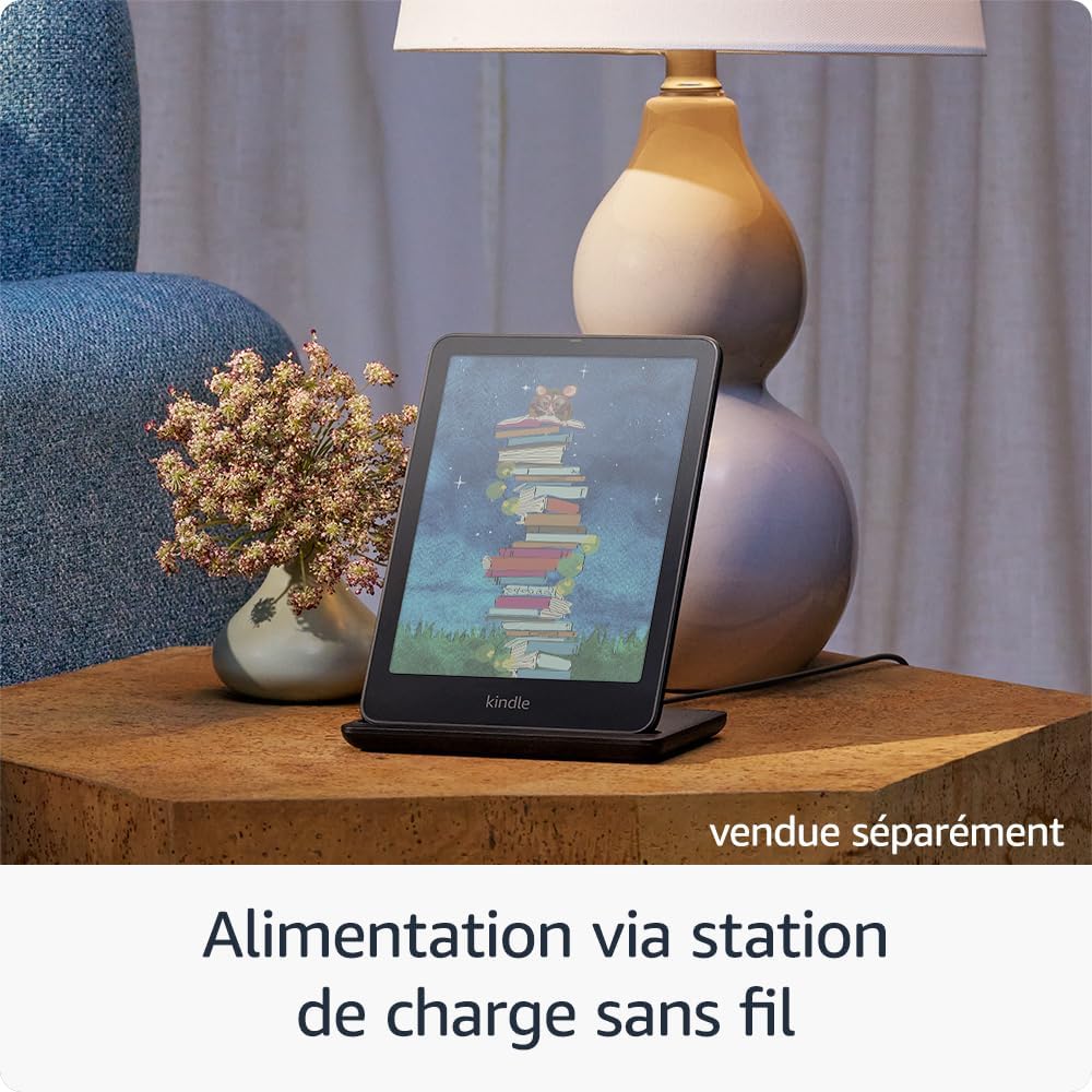 Amazon Kindle Colorsoft Signature Edition (Nouvelle génération) - Avec affichage couleur, éclairage avant à réglage automatique, charge sans fil et longue autonomie - 32 Go