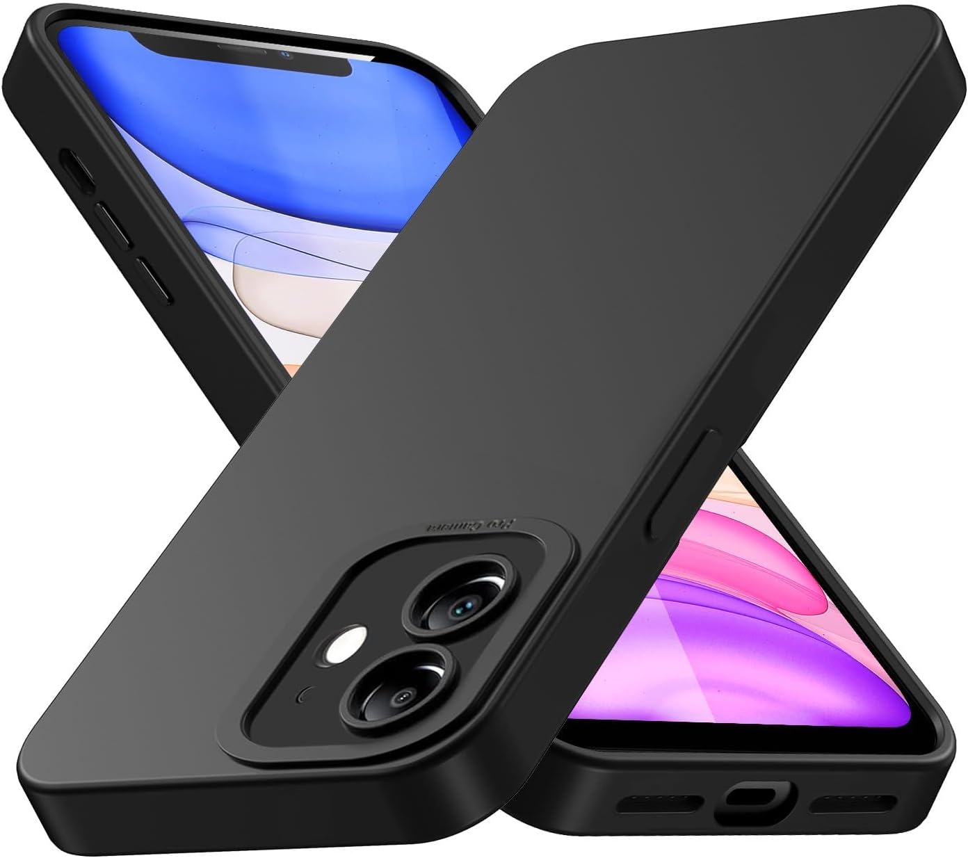 Tenphone Coque iPhone 15 (6,1") – TPU Souple Antichoc avec Protection Caméra