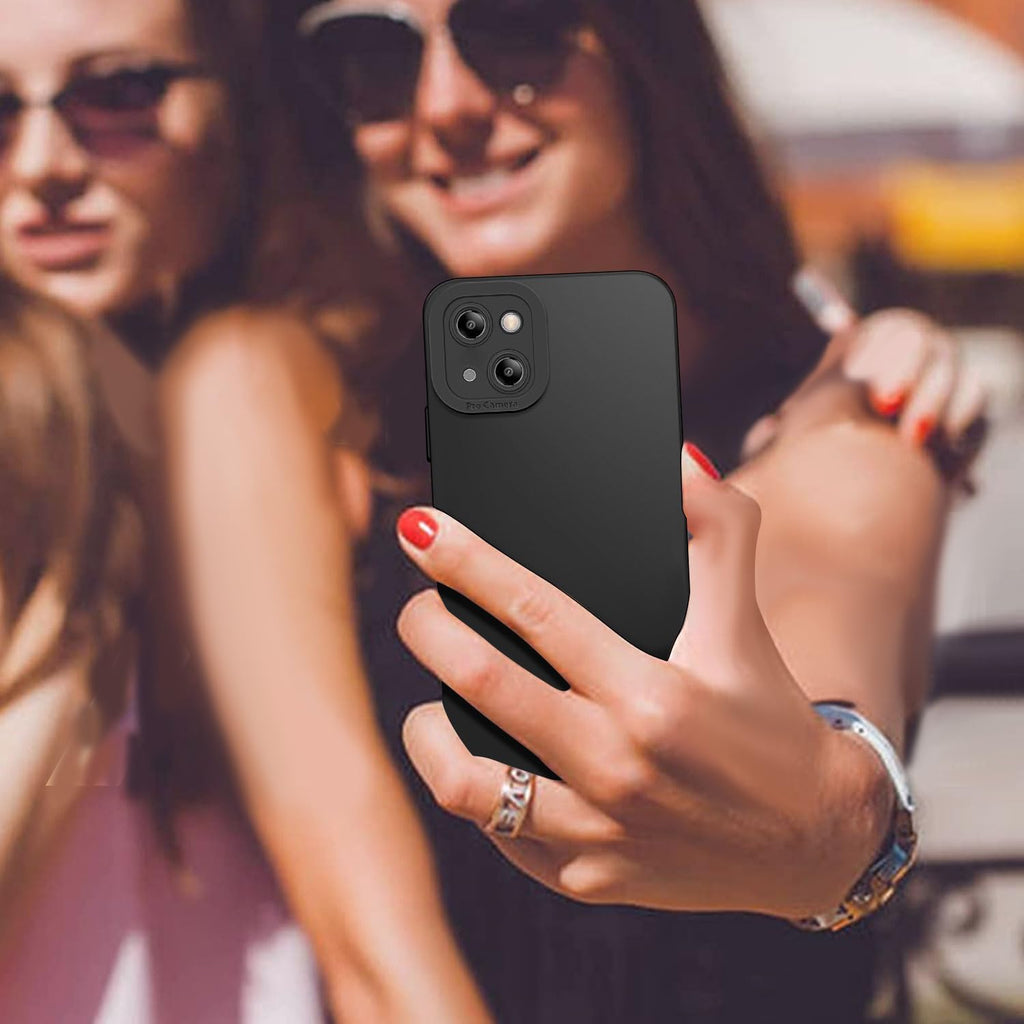 Tenphone Coque iPhone 15 (6,1") – TPU Souple Antichoc avec Protection Caméra