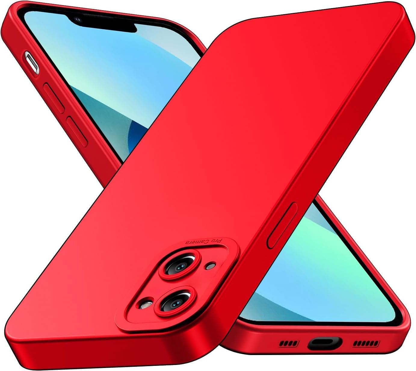 Tenphone Coque iPhone 15 (6,1") – TPU Souple Antichoc avec Protection Caméra