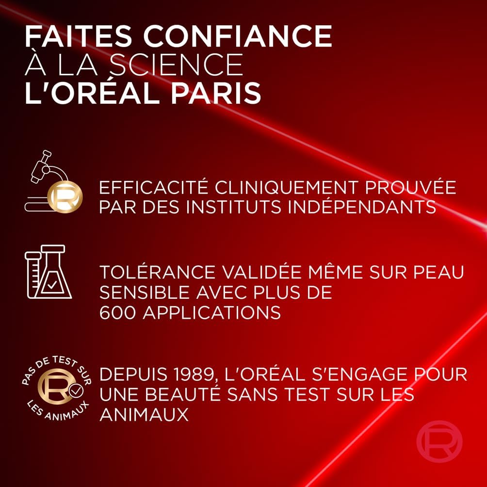 L'Oréal Paris Revitalift Laser X3 - Crème de Jour Anti-Âge FPS 25 - Acide Hyaluronique, Pro-Rétinol & Vitamine C - 50ml