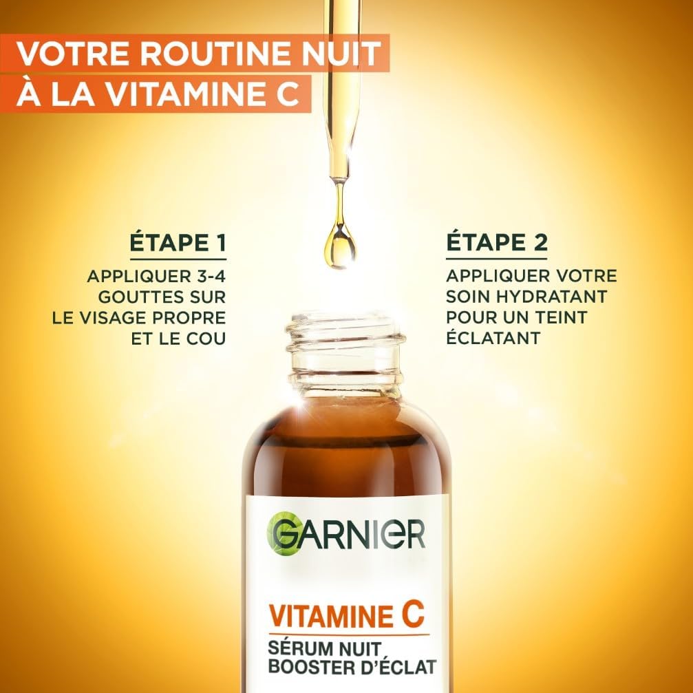 GARNIER SkinActive Vitamine C - Coffret Crème Sorbet Hydratante Fresh & Bright 85ml + Sérum Jour 30ml