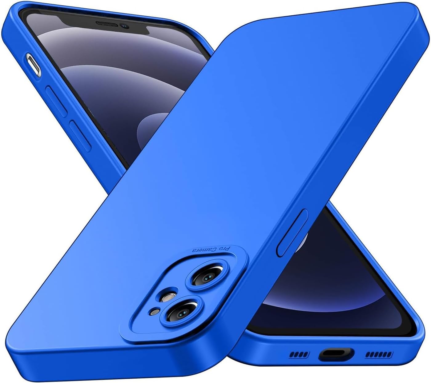 Tenphone Coque iPhone 15 (6,1") – TPU Souple Antichoc avec Protection Caméra