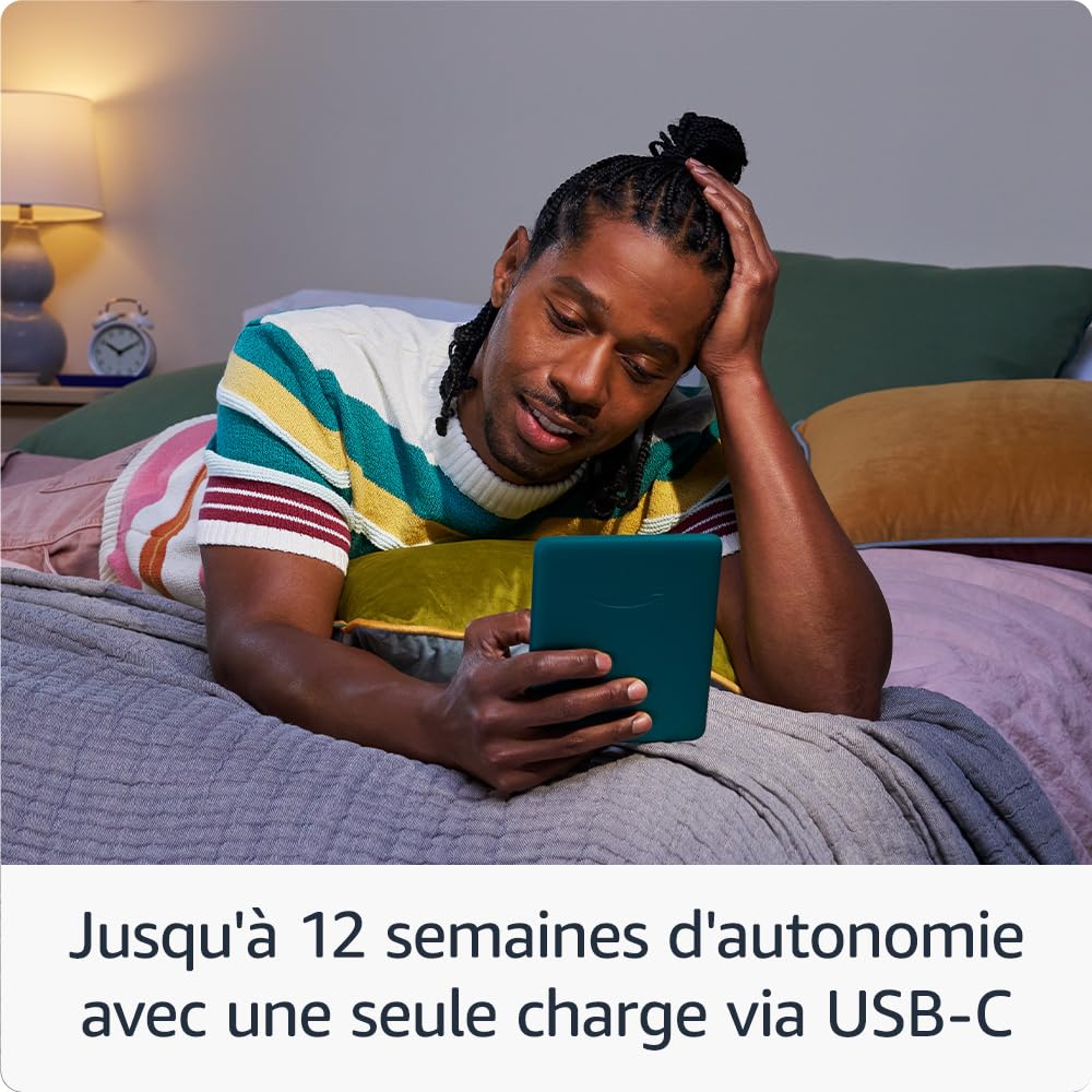Amazon Kindle Paperwhite (Nouvelle génération) - Notre modèle le plus rapide avec un nouvel écran antireflets et une autonomie de plusieurs semaines - 16 Go - Sans publicités - Noir