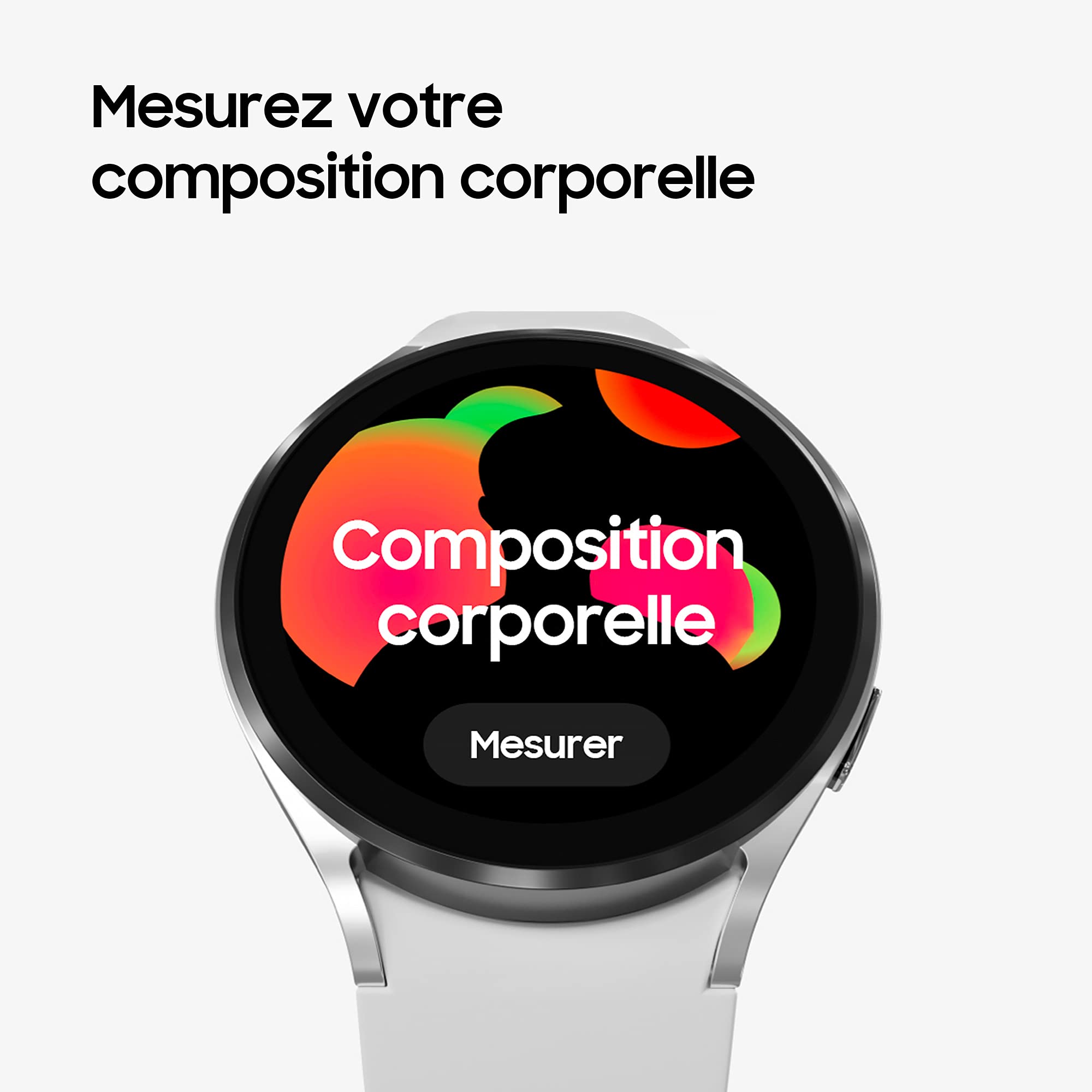 Samsung Galaxy Watch4 Bluetooth, 40 mm, or rose - Montre connectée intelligente, surveillance de la santé, bien-être, sport, IMC, ECG, batterie longue durée – Version FR